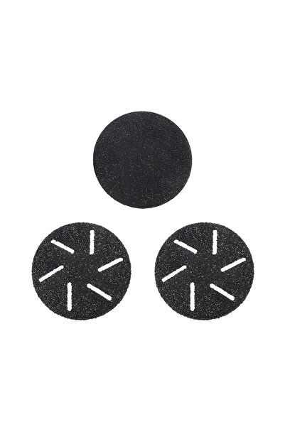 IMA TREND Set of 3 Rollers Accessories Electric File with Suction IMA Trend, Dead Skin and Callus Removal, Black