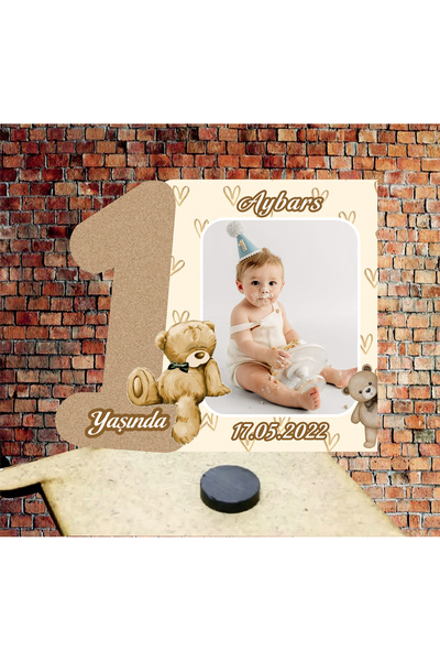 Xbedi Ayıcık Konsept Doğum Günü Magnet -20 Ad.