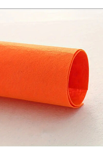 toptankece Turuncu Kalın Keçe 2 Mm Kalınlığında, 100x100 Cm Ebatlarında, Hobi...