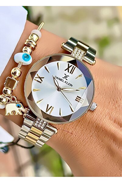 Daniel Klein Steel Cord Waterproof Women Wrist Watch