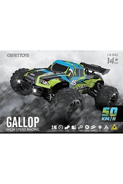 Depomiks Avm 1:16 Uzaktan Kumandalı Elektrikli Araba 50 Km Hıza Çıkan Jeep Servo Motorlu