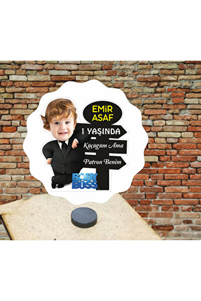 Xbedi Patron Bebek Doğum Günü Magnet ( aa1 )