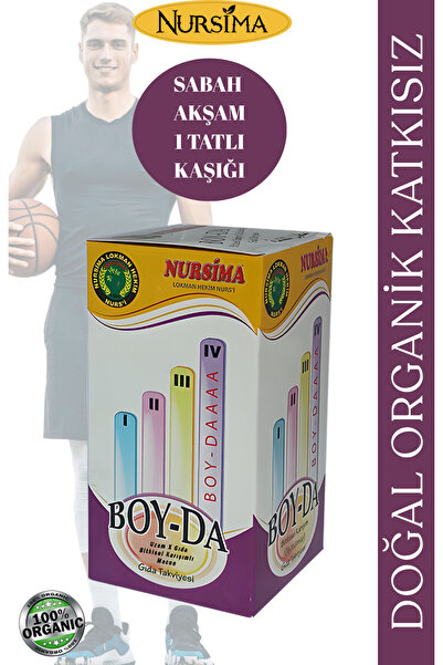Nursima Boy-da Uzam X Gıda Bitkisel Karışımlı Macun – 420 g | Doğal Bitkisel Karışım