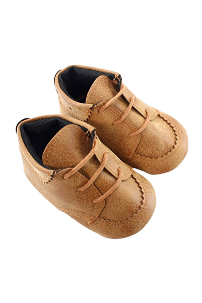 Babexi Newborn Nubuck Leather Baby Booties |   Non-Slip Sole First Step Shoes