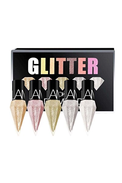 huitich محدد عيون جل سائل عضوي مقاوم للماء لامع، مجموعة متنوعة من 5 قطع