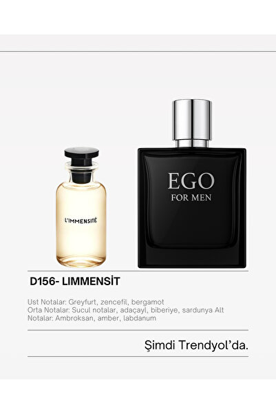D156 - Ego 50 ml ( LİMMENİST ) Delux Kalite Erkek Parfüm