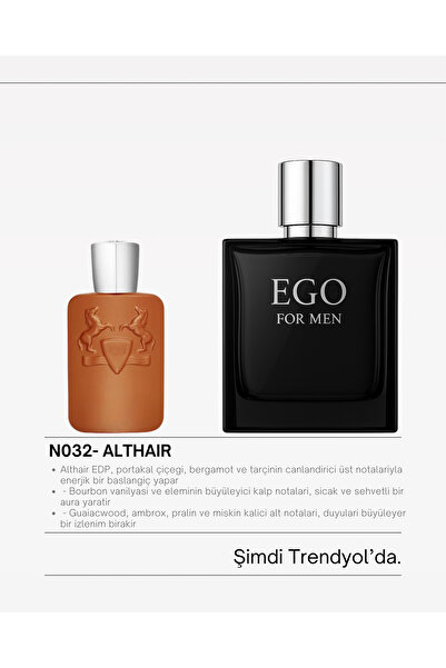 homeartplus N032 - Ego 50 ml ( PARFUMS DE MARLİ ) Nişh Kalite Erkek Parfüm