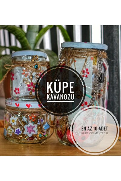 QERMA KÜPE Kavanozu ( En Az 10 Adet Küpe ) PİNTEREST GOLD SİLVER KARIŞIK Sadece Küpe Takı Kavanozu (s)