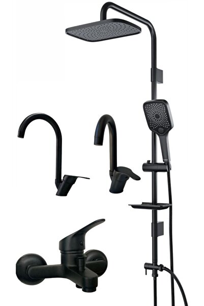 armour armatür siyah batarya seti 4 lü set