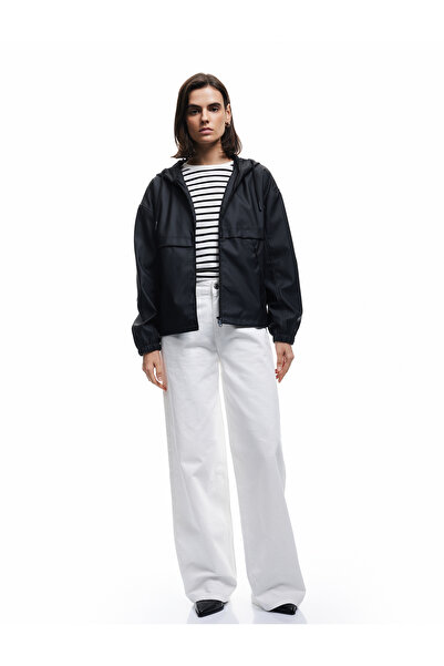 Koton Αδιάβροχο από συνθετικό δέρμα με μακρυμάνικο φερμουάρ