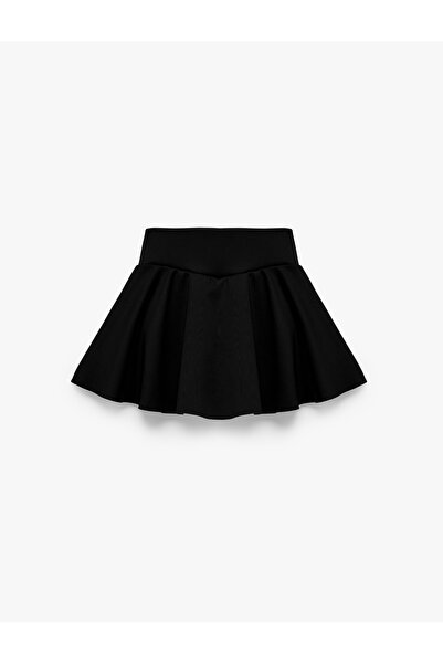 Koton Μίνι αθλητική φούστα Scuba με ψηλή μέση άνετη εφαρμογή
