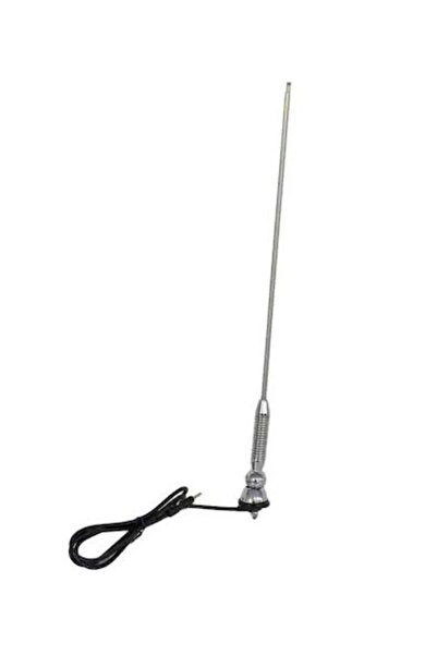 ŞüsCarOto Arsvision Üniversal Yaylı Anten Gömme Nikel Krom Çamurluk Anteni Uz...