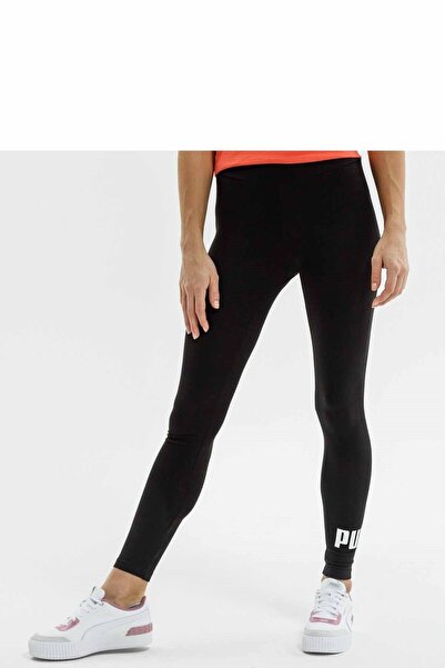 Puma ESS Logo Leggings Kadın Tayt 586832 01 Black
