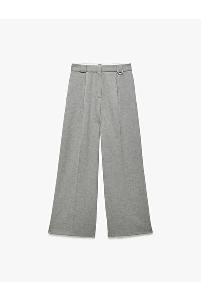 Koton Cepli Geniş Paça Yüksek Bel Palazzo Pantolon