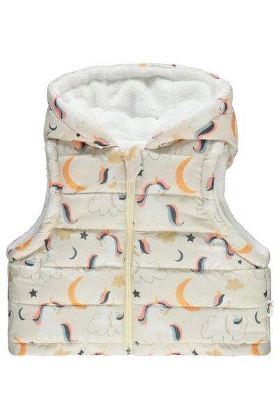 Civil Baby سترة مطبوعة بتصميم يونيكورن للأطفال من 6-18 شهرًا - لون إكرو للأطف...