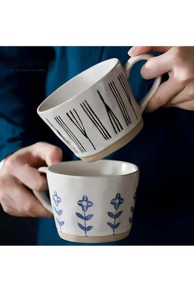 Bukela 350ml Ceramic Coffee Mug with Handle for Tea & Latte