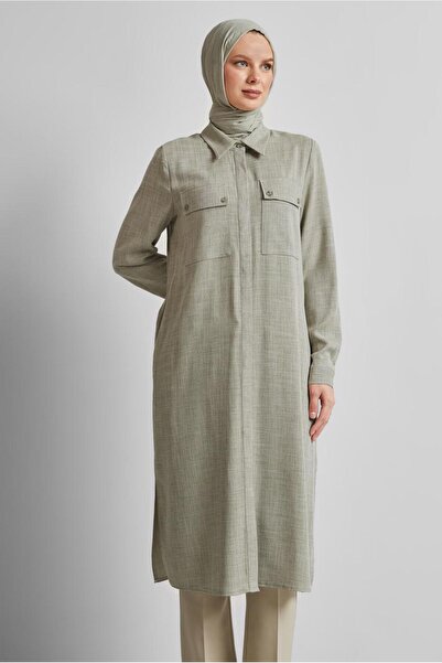 Alvina GÖMLEK YAKA UZUN TUNİK 45346