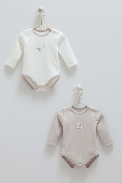 Caramell Hello Forest Double Long Sleeve Snap Body Gray