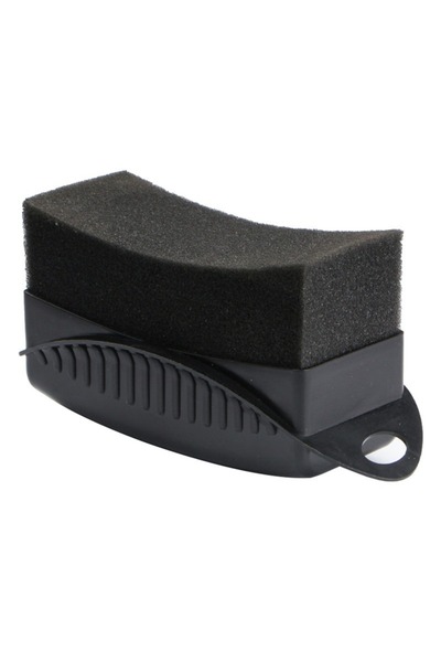 choice2 فرشاة إسفنجية جديدة للتلميع بالشمع، سوداء اللون (بدون غطاء)، مع غطاء،...