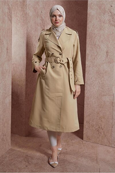 Alvina KEMERLİ TRENÇKOT 10853