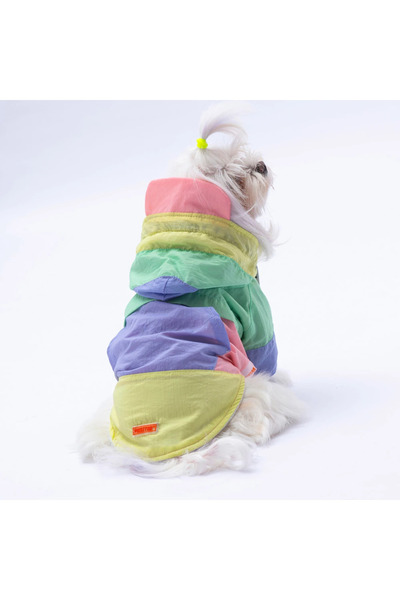 Pawstar Pastel Kauai Fleece Cat Dog Raincoat