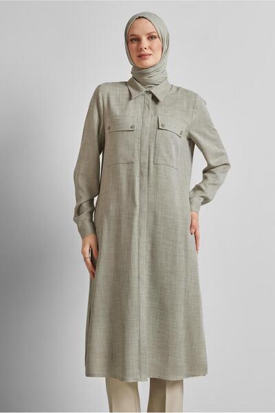 Alvina GÖMLEK YAKA UZUN TUNİK 45346