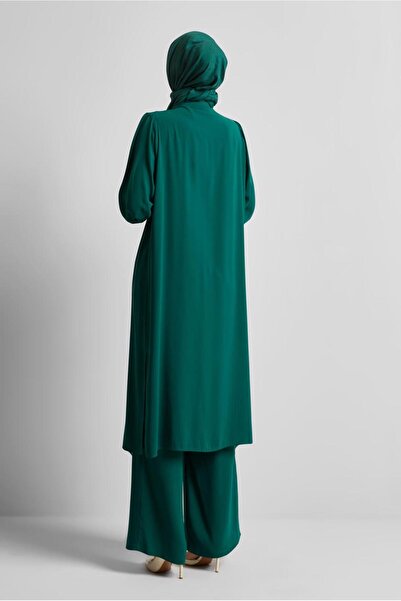 Alvina Stone Detail Pants Suit 45455