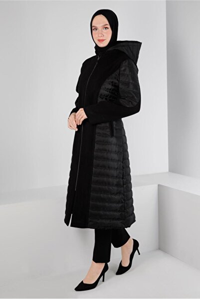 Alvina Hooded Zippered Coat 90371