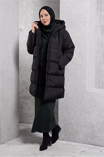 Alvina 90391 Model Hooded Inflatable Coat