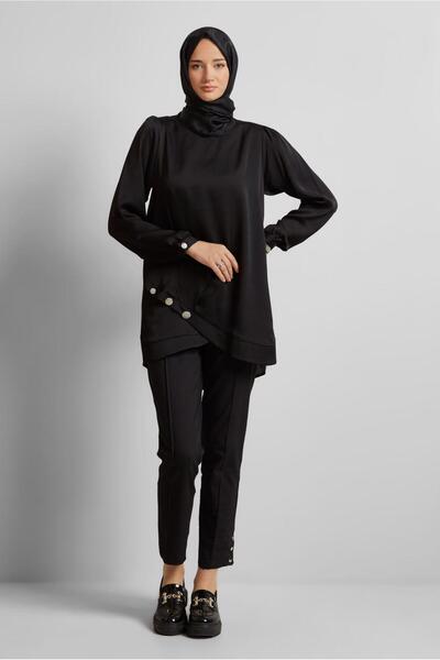 Alvina Asymmetric Cut Tunic 45679