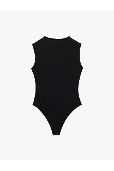 Koton Slim Fit Sleeveless Crew Neck Bodysuit