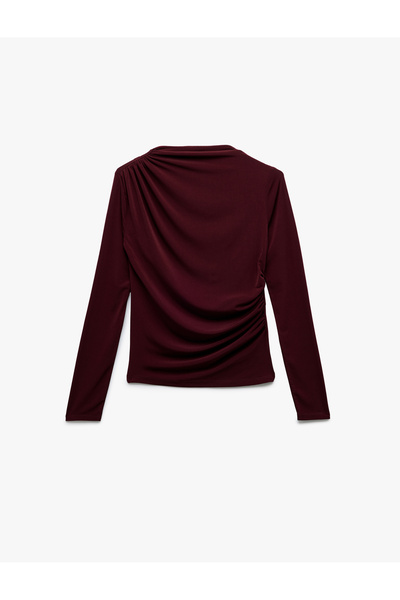 Koton Μακρυμάνικο μπλουζάκι με λεπτή εφαρμογή