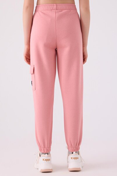 Kappa Logo Doria Kız Çocuk Pembe Regular Fit Eşofman Altı