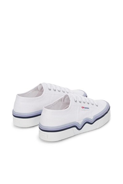 Superga 2740 Liquify Stripes Kadın Beyaz Sneaker