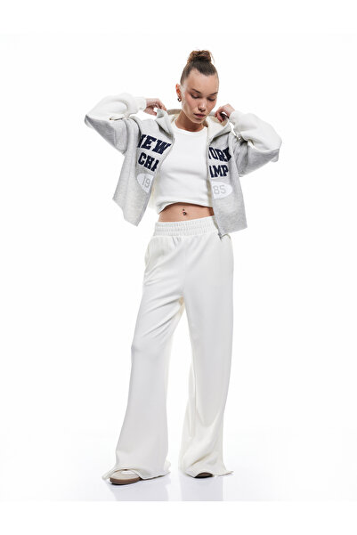 Koton Φούτερ με μακρυμάνικη κουκούλα με φερμουάρ