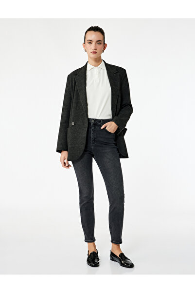 Koton Pantaloni de jeans slim cu talie înaltă - Jeans skinny Push Up Fit