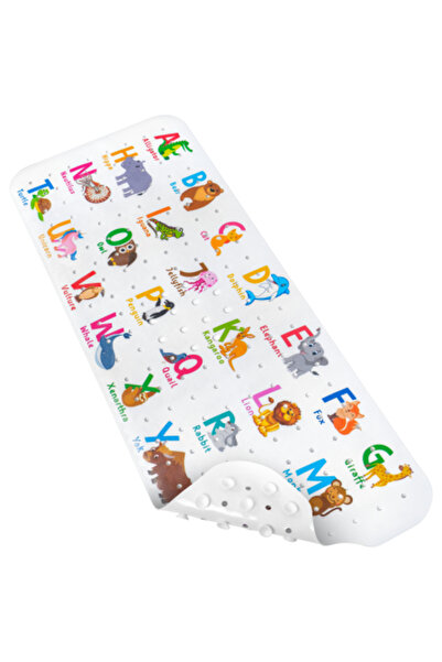 FizioTab Covoras pentru cada, anti-alunecare, FizioTab®, 100×40 cm, Alfabet
