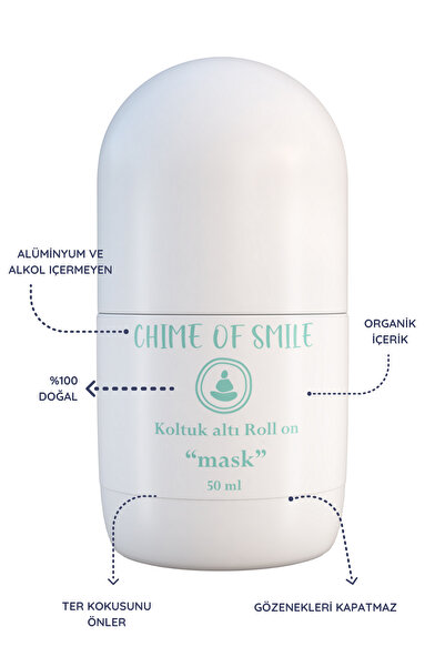 ChimeOfSmile Doğal Koltuk Altı Roll-on - Alüminyum Ve Alkol Içermez, Ferahlık...