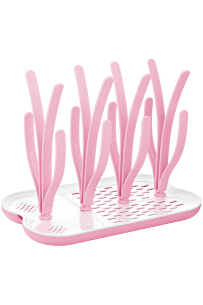 FizioTab Suport FizioTab® pentru Uscarea Biberoanelor si Tetinelor, Roz/Alb