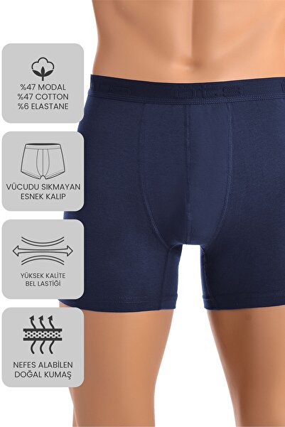Öts Men's Modal Boxers 5 Pack Cotton Flexible Fabric in Premium Special Gift Box