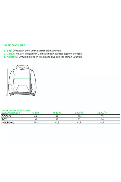 THERECOLOR Mavi Organik Kapüşonlu Sweatshirt Erkek Çocuk