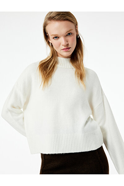 Koton Πλεκτό πουλόβερ με μακρυμάνικη βάση