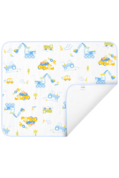 FizioTab Aleza impermeabila copii, FizioTab®, 80x100 cm, absorbanta si lavabila, refolosibila, Tractorase