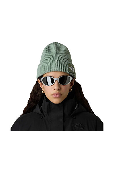 THE NORTH FACE Tnf Logo Box Cuffed Beanie Hat Nf0A8Ched5M1 Green