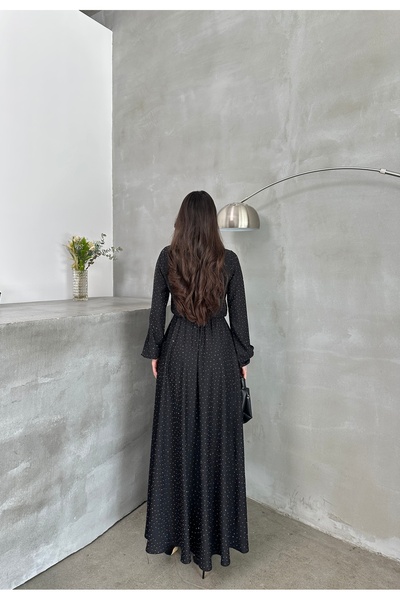 Swan Woman Pırlanta Taşlı Elbise