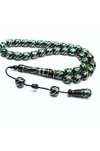 Easy Tedarik مسبحة مطرزة بحجر أولتو ونير جالاليث الأخضر