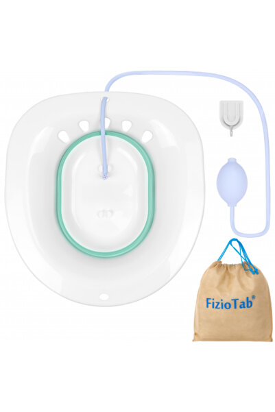 FizioTab Vas FizioTab® Sitz Bath Pliabil,pentru Baie de Sezut,Carlig si Sacul...