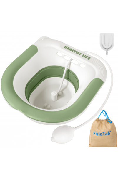 FizioTab Vas FizioTab® Sitz Bath Pliabil,pentru Baie de Sezut,Carlig si Sacul...