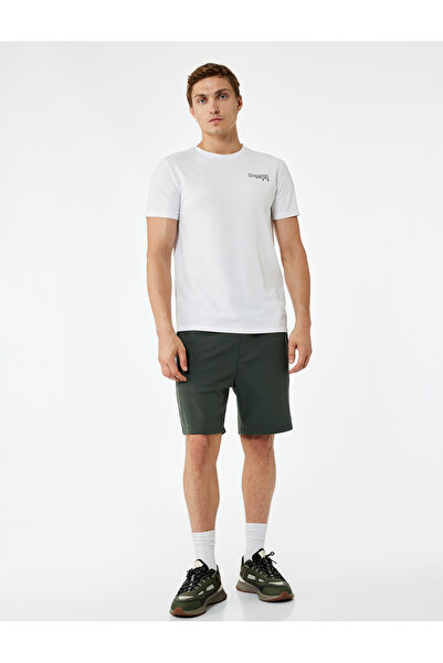 Koton Short Sleeve Crew Neck Printed Sports T-Shirt