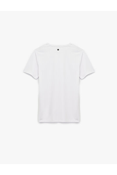 Koton Short Sleeve Crew Neck Printed Sports T-Shirt